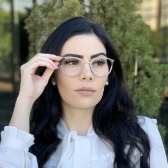 safine com br oculos de grau redondo nude lina 2