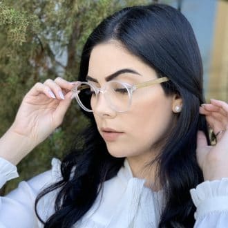 safine com br oculos de grau redondo transparente grazi