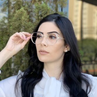 safine com br oculos de grau redondo transparente mage 2 0 6