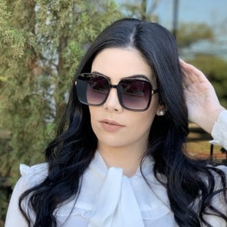 safine com br oculos de sol quadrado preto elen 2