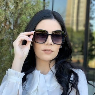 safine com br oculos de sol quadrado preto elen 3