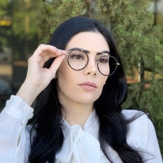 safine com br oculos de grau aviador redondo ivy preto 4