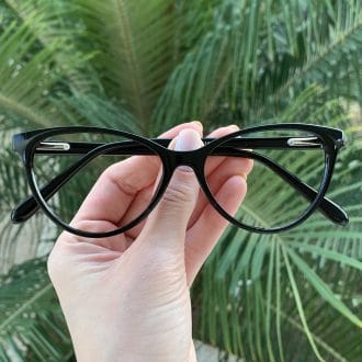 safine com br oculos de grau gatinho preto paula