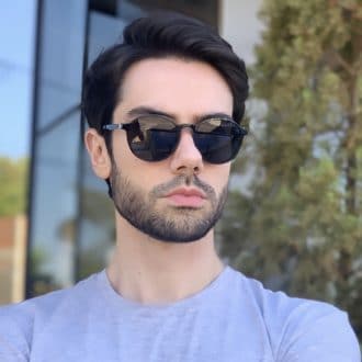 safine com br oculos 2 em 1 clip on masculino redondo preto rafa 2
