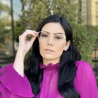 safine com br oculos de grau de metal gatinho dourado lorena 3
