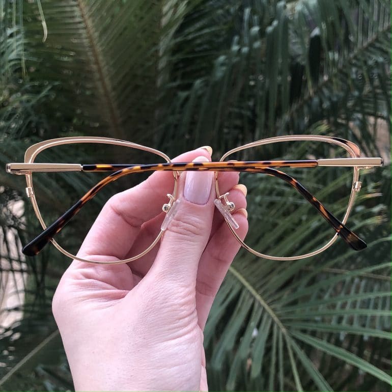 safine com br oculos de grau de metal gatinho marrom lorena 1