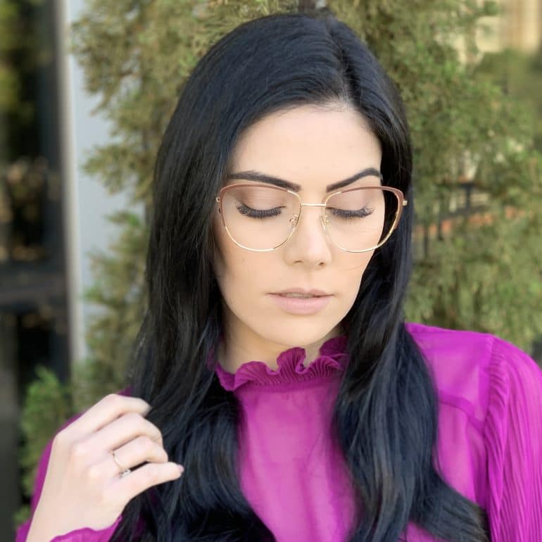 safine com br oculos de grau de metal gatinho marrom lorena 3
