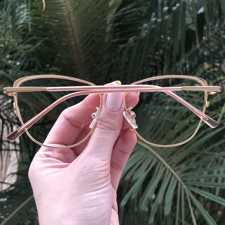 safine com br oculos de grau de metal gatinho nude lorena 1