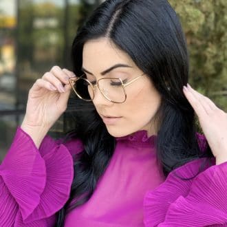 safine com br oculos de grau de metal gatinho preto lavinia