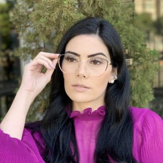 safine com br oculos de grau de metal gatinho preto lorena 1
