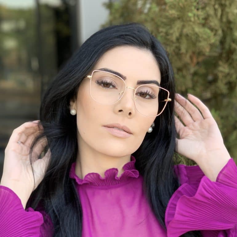 safine com br oculos de grau de metal gatinho rosa lavinia 4
