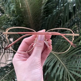 safine com br oculos de grau de metal gatinho rosa lorena 1
