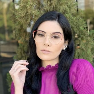 safine com br oculos de grau de metal gatinho vermelho lorena 2