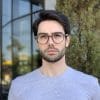 Óculos de Grau Masculino Redondo Cinza Fosco Bernardo