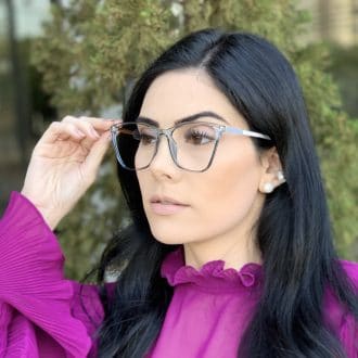 safine com br oculos de grau quadrado azul lari 2