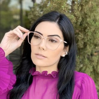 safine com br oculos de grau quadrado nude lari 1