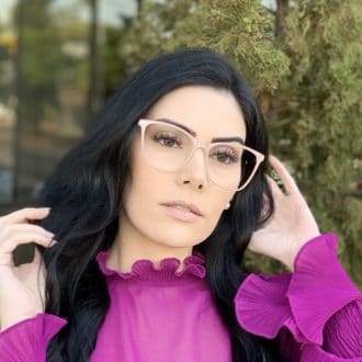 safine com br oculos de grau quadrado nude lari 2
