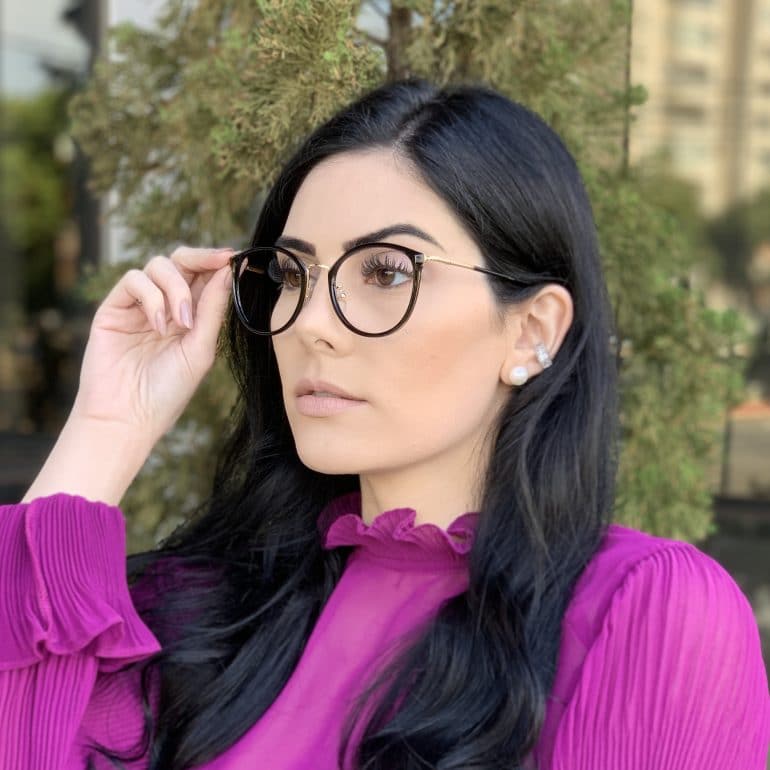 safine com br oculos de grau redondo preto helo 2