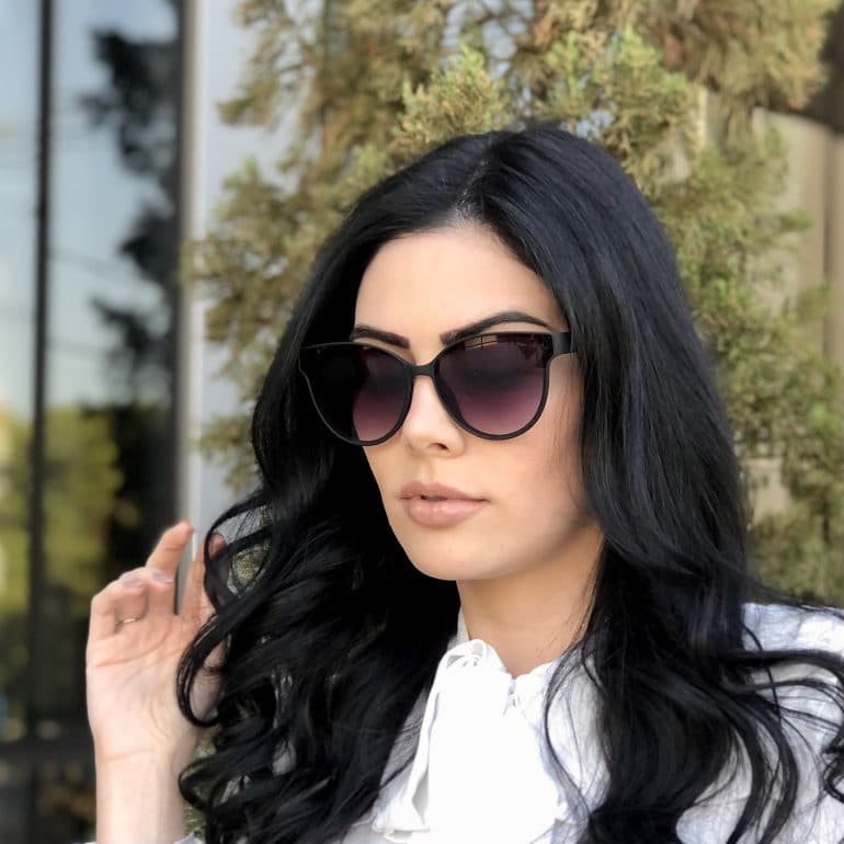 safine com br oculos de sol gatinho preto fosco ruth 1