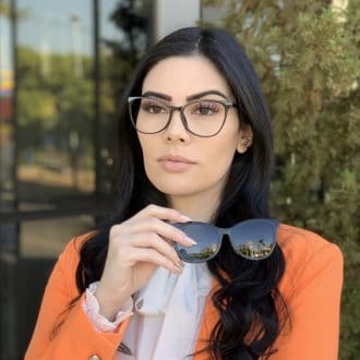 safine com br oculos 2 em 1 clip on gatinho em acetato preto poli 6