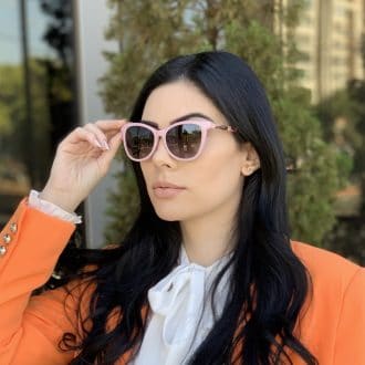 safine com br oculos 2 em 1 clip on gatinho em acetato rosa poli 3