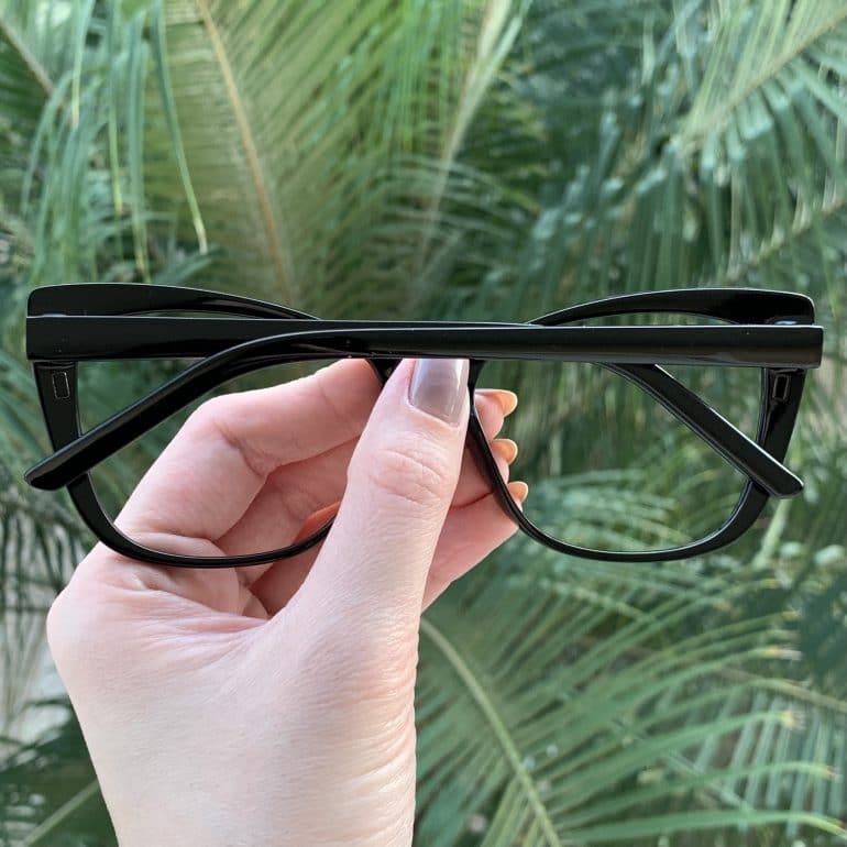 safine com br oculos 2 em 1 clip on gatinho preto luma 2