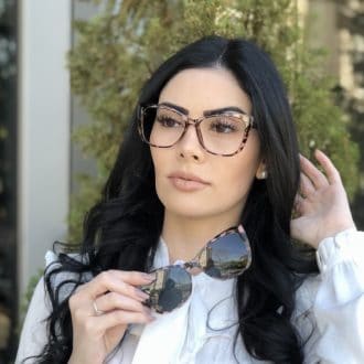 safine com br oculos 2 em 1 clip on gatinho tartaruga com rosa luma 4