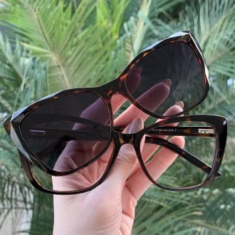 safine com br oculos 2 em 1 clip on gatinho tartaruga luma
