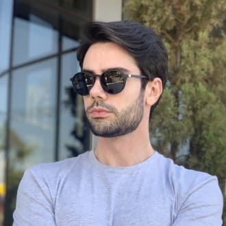 safine com br oculos 2 em 1 clip on masculino redondo preto fosco rafa