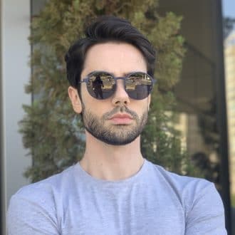 safine com br oculos 3 em 1 clip on masculino redondo azul gui