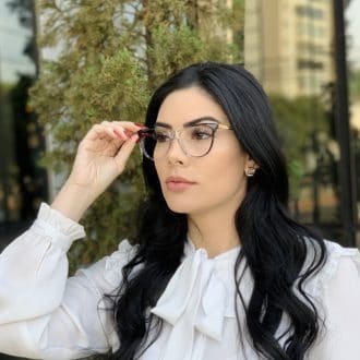 safine com br oculos de grau gatinho azul raquel 2