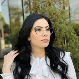 safine com br oculos de grau gatinho azul raquel 5