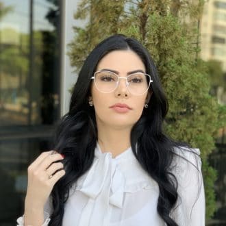 safine com br oculos de grau gatinho de metal branco antonela 4