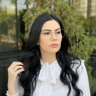 safine com br oculos de grau gatinho de metal cobre antonela 2