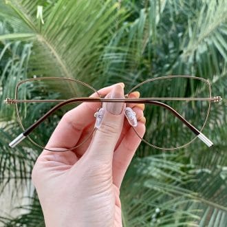 safine com br oculos de grau gatinho de metal cobre antonela 4