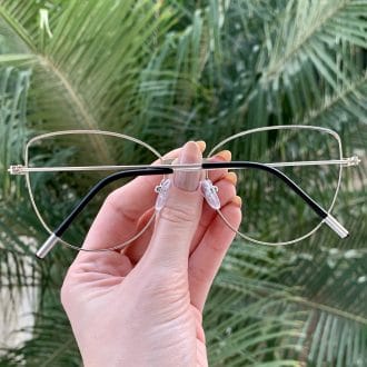 safine com br oculos de grau gatinho de metal prata antonela 4