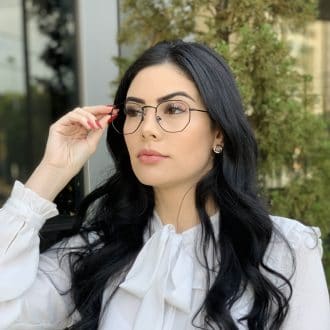 safine com br oculos de grau hexagonal preto lali 2