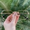 safine com br oculos de grau hexagonal rose lali