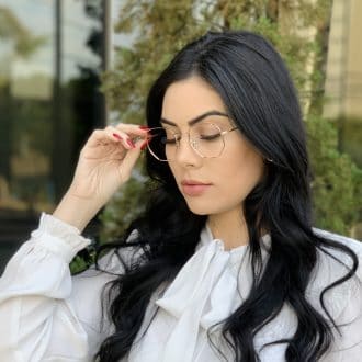 safine com br oculos de grau hexagonal rose lali 2