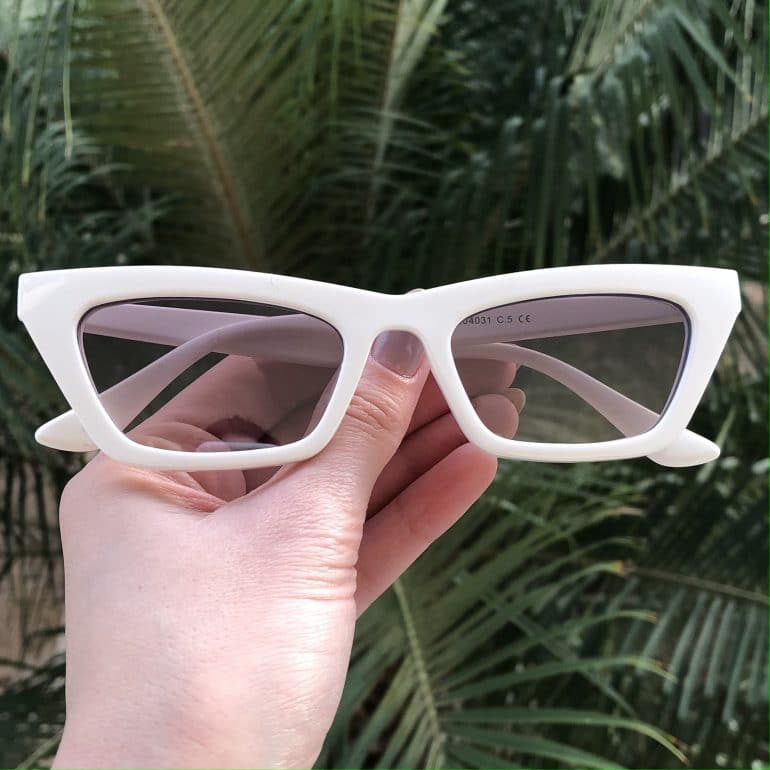 safine com br oculos de sol gatinho branco laiz
