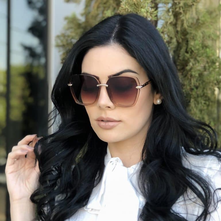 safine com br oculos de sol quadrado marrom transparente jack 1