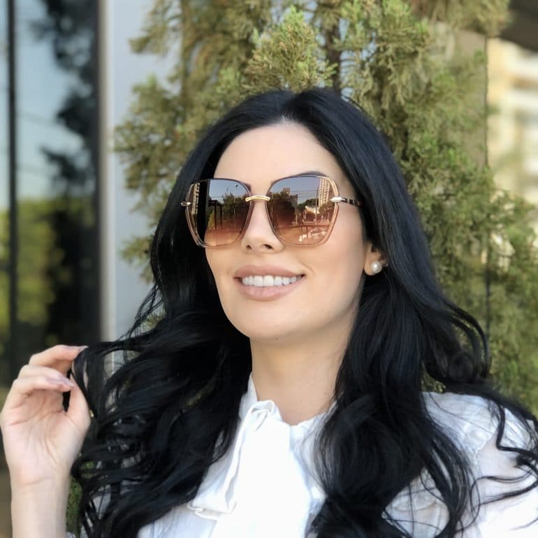 safine com br oculos de sol quadrado marrom transparente jack 2