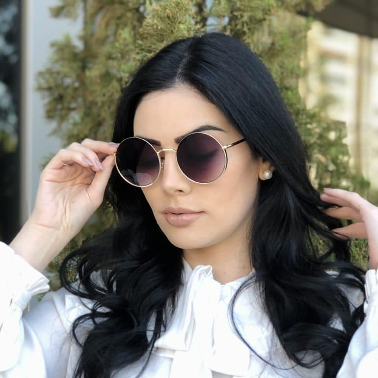safine com br oculos de sol redondo de metal colorido olivia 1
