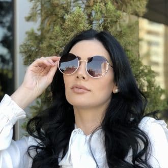 safine com br oculos de sol redondo de metal colorido olivia 2