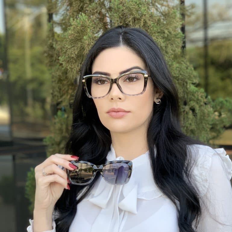 safine com br oculos 2 em 1 clip on gatinho preto transparente bruna 7