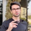 safine com br oculos 2 em 1 clip on masculino redondo preto transparente caio 2