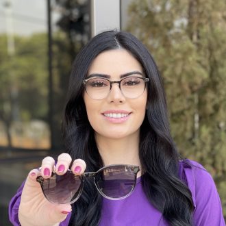 safine com br oculos 2 em 1 clip on redondo preto transparente alice 8
