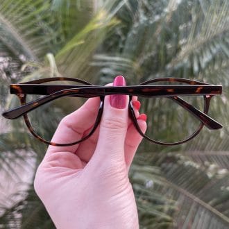 safine com br oculos 2 em 1 clip on redondo tartaruga alice 2