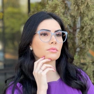 safine com br oculos de grau gatinho azul maite 3