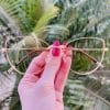 safine com br oculos de grau gatinho de metal rose antonela